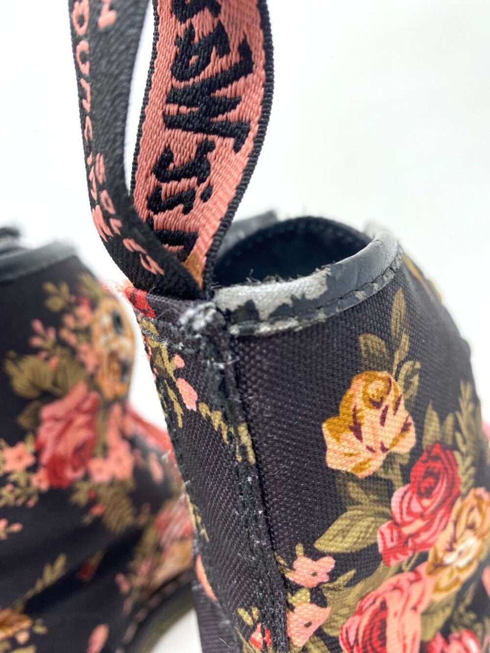 Dr. Martens Floral Lace-Up Boot in Victorian Rose 8 - Picture 9 of 12